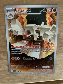 Pokemon Card Garganacl 147/132 Mega Evolution Illustration Rare Pack Fresh NM - Image 3