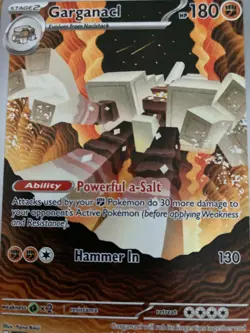 Pokemon Card Garganacl 147/132 Mega Evolution Illustration Rare Pack Fresh NM - Image 4