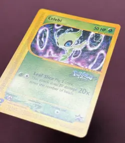 Pokemon 2002 Black Star Promo #50 Celebi, Wizards WOTC Vintage English NM - Image 2