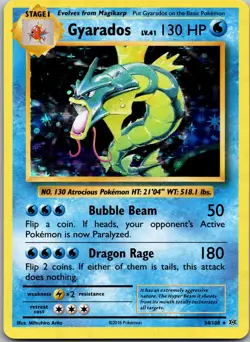 Pokemon TCG Pokemon Gyarados Gyarados Holo Rare Holo - Image 1