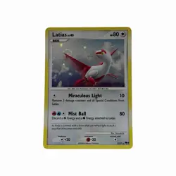 Pokemon TCG - Latias 3/17 Cosmo Holo - Pop Series 7 LP *SWIRL* - Image 1