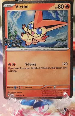 Victini - 012/086 - Cosmos Holo Rare/Black Bolt Stamp - Pokemon Black Bolt - Image 1