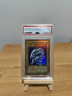 Yu GI Oh Blue Eyes White Dragon SDK-001 PSA 5 - Image 1