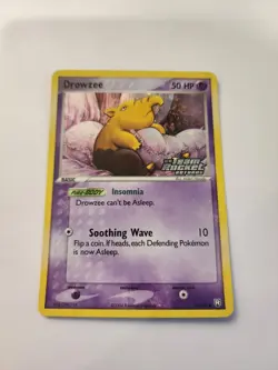 Drowzee Stamped Reverse Holo Ex Team Rocket Returns 54/109 Pokemon TCG - LP+ - Image 1