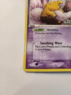 Drowzee Stamped Reverse Holo Ex Team Rocket Returns 54/109 Pokemon TCG - LP+ - Image 2