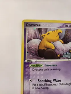 Drowzee Stamped Reverse Holo Ex Team Rocket Returns 54/109 Pokemon TCG - LP+ - Image 5