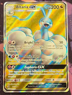 Pokemon: Dragon Majesty: Holofoil Altaria GX (Full Art): LP Condition - Image 1