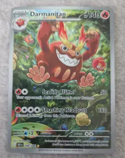 Pokemon TCG Darmanitan Ultra Rare Holo Full Art Fire Stage 1 140 HP 098/086 - Image 1