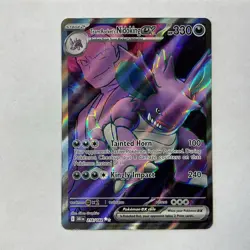 Team Rocket's Nidoking ex 216/182 Ultra Rare Destined Rivals Pokemon Holo NM - Image 1