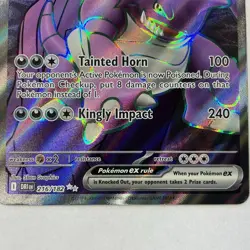 Team Rocket's Nidoking ex 216/182 Ultra Rare Destined Rivals Pokemon Holo NM - Image 2