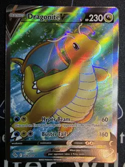 Dragonite V (Full Art) 076/078 Pokemon GO Holo - Image 1