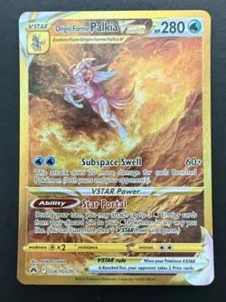 Origin Forme Palkia VSTAR GG67/GG70 Crown Zenith Pokemon Near Mint NM Gold! - Image 1