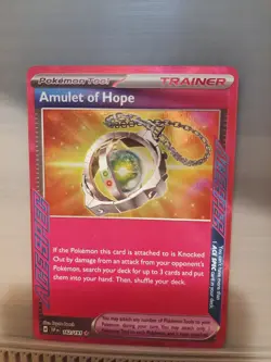 Pokemon TCG Amulet of Hope 162/191 Ace Spec Holo Surging Sparks - Image 1