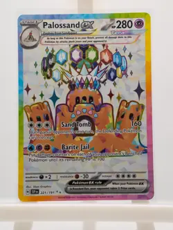 Palossand ex 221/191 Ultra Rare Surging Sparks Pokemon Near Mint - Image 1