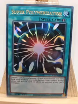 Yu-Gi-Oh Super Polymerization Ultra Rare RA03-EN053 Near Mint Condition - Image 1