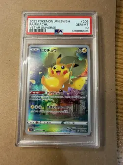 2022 Pokemon Japanese Sword & Shield VSTAR Universe #205 Full Art/Pikachu PSA 10 - Image 1