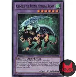 Yugioh Chimera the Flying Mythical Beast LCYW-EN052 Super Rare 1st Edition NM - Image 1