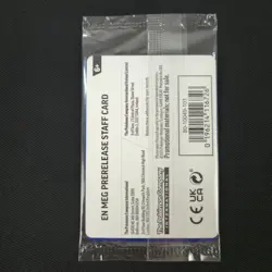 STAFF SEALED Meganium Alakazam Mega Evolution Prerelease Promo Pokemon Cards - Image 3
