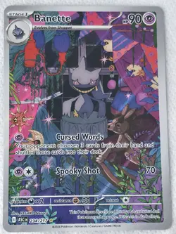Pokemon TCG Ascended Heroes Banette 234/217 Illustration Rare Pack Fresh - Image 1