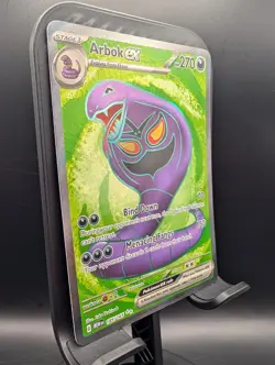 Arbok ex - 185/165 - Pokemon 151 Full Art Ultra Rare Card NM - Image 3