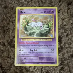 Pokemon Mew Evolutions 53/108 Rare Holo Card 40 HP Psy Bolt English 2016 - Image 1