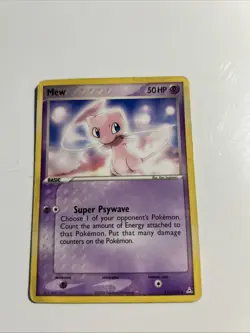 Mew EX Holon Phantoms 111/110 Secret Rare Pokemon Card Non-Holo Exclusive SEALED - Image 1