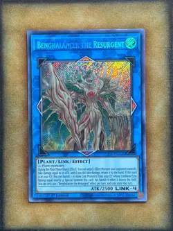 Yugioh Benghalancer the Resurgent LIOV-EN048 Secret Rare 1st Ed NM - Image 1