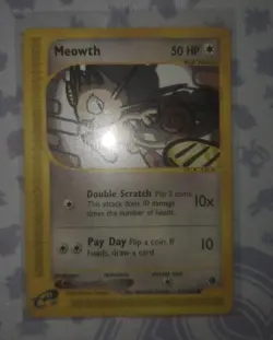 DEAL FOR BUYER Meowth 121/165 Expedition POKEMON TCG CARD NM - Image 2
