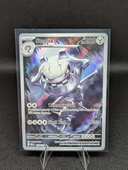 Pokemon TCG Steelix 150/132 Mega Evolution Holo English Illustration Rare - Image 1