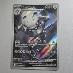 Pokemon TCG Steelix 150/132 Me01: Mega Evolution Illustration Rare Stage 1 Holo - Image 1
