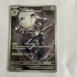 Pokemon TCG Steelix 150/132 Illustration Rare, Mega Evolution, NM/M Condition - Image 1