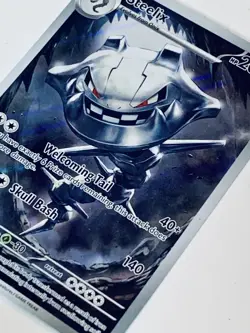 Steelix 150/132 Mega Evolution Illustration Rare, Full Art Pokemon TCG NM/M - Image 3