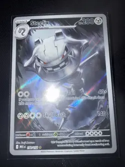 Pokemon TCG Steelix 150/132 Illustration Rare - Mega Evolution NM - Image 1