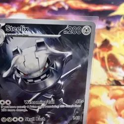 Steelix 150/132 – Illustration Rare – Mega Evolution – Pokemon TCG NM 2025 - Image 4