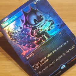 Time Stretch, Foil, Felix the Cat Secret Lair 2701, Magic MTG NM - Image 2