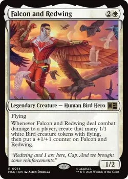 MTG Marvel Super Heroes Commander - Falcon and Redwing - Image 1