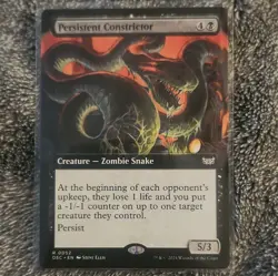 Wizards of the Coast Persistent Constrictor Extended Art Rare #0052 EN Regular - Image 1