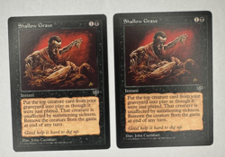 MTG Shallow Grave Mirage Rare Black Instant Reserved List Near Mint NM - Image 1