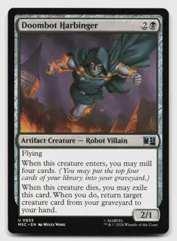 Doombot Harbinger 655 Commander: Marvel Super Heroes Magic: The Gathering NM - Image 1