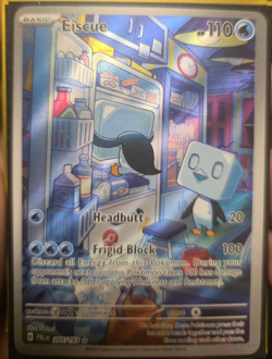 The Pokemon Company Eiscue 205/193 Paldea Evolved Illustration Rare Holo EN - Image 1