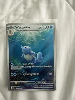 Pokemon Wartortle 171/165 Scarlet & Violet 151 Illustration Rare Holo 100 HP - Image 1
