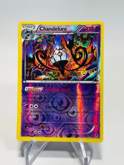 CHANDELURE 2014 Pokemon XY Phantom Forces REVERSE HOLO RARE 43/119 POKEMON - Image 1