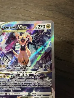 Pokemon TCG Zeraora VSTAR GG43/GG70 Crown Zenith Galarian Gallery Holo - Image 3