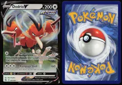 Dodrio V 201/264 Holo V Rare Fusion Strike Pokemon NM - Image 3
