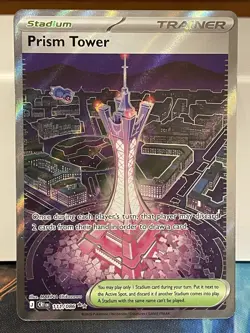 Prism Tower - Pokemon Chaos Rising 111/086 - Full Art - NM - Image 1