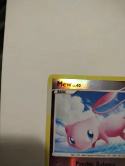Pokemon TCG Mew - 15/132 Secret Wonders Reverse Holo Rare LP - Image 2