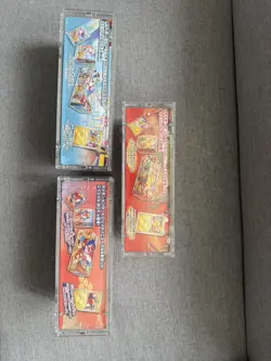 Pokemon center Tohoku Hiroshima Fukuoka Special Box set sealed + acrylic cases - Image 5