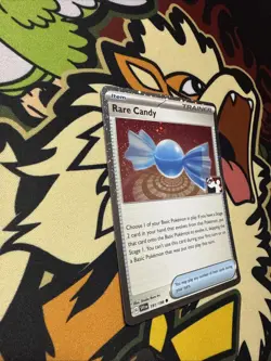 Rare Candy 191/198 Cosmos Holo Pokemon Play! Prize Pack Play Stamp NM - Image 3