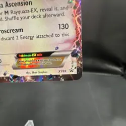 Pokemon TCG Rayquaza EX XY69 Full Art Promo Holo 170 HP XY Set MP - Image 3