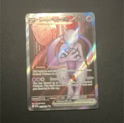 Pokemon Team Rocket's Mewtwo EX Destined Rivals Ultra Rare Holo 213/182 280 HP - Image 1